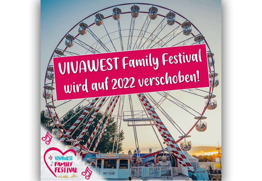 VIVAWEST Family Festival wird auf 2022 verschoben